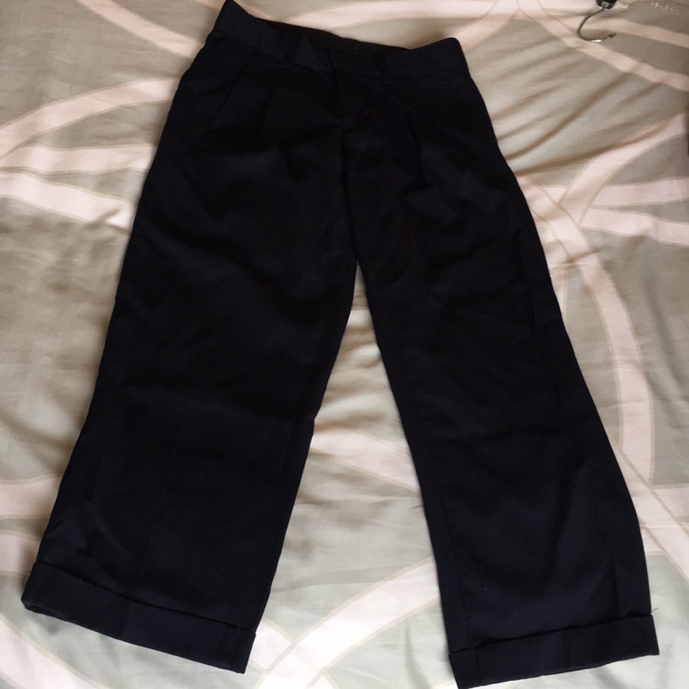 Boys VanHeusen Navy Slacks Size 8 Regular